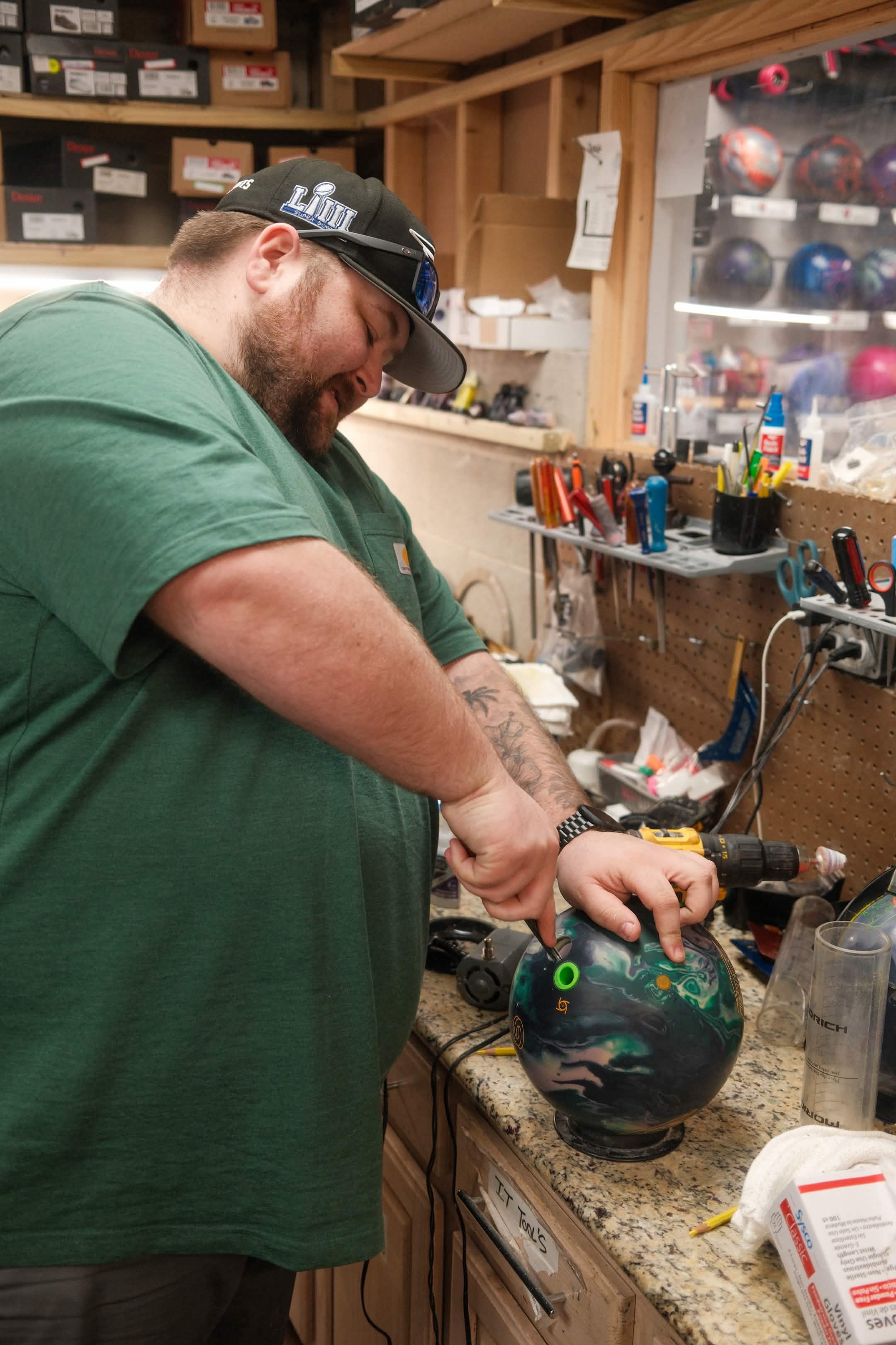 Pro Shop Work Area